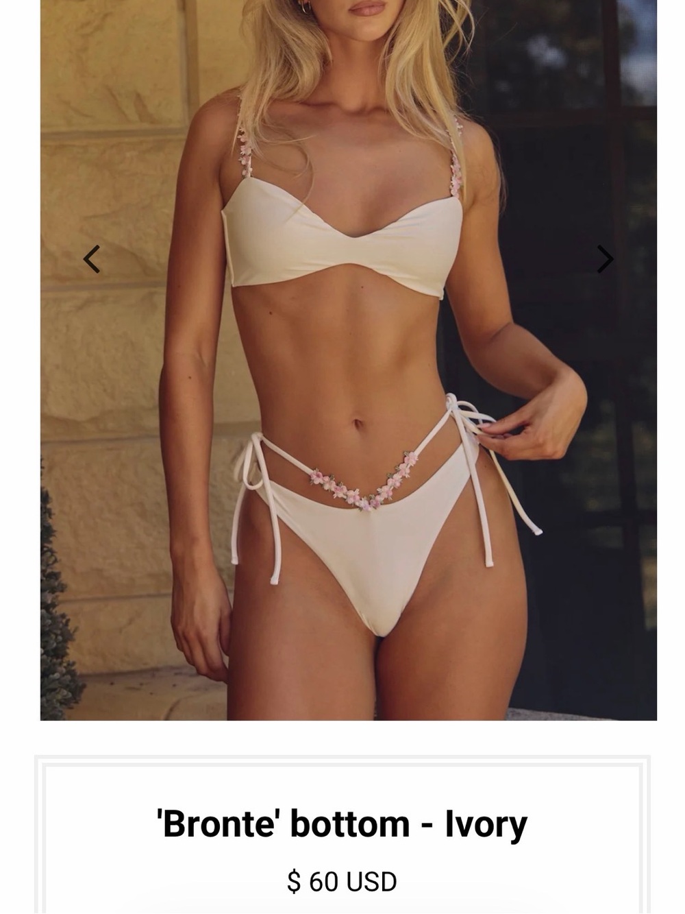 Haute Swimwear Brontë Bikini Bottom NWT